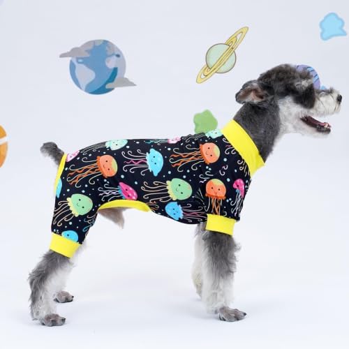 XPUDAC 4 Pack Dog Pajamas for Small Dogs Boy Puppy Pjs Onesies Clothes, XXS - Image 3