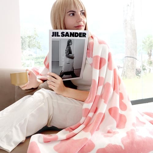 Pink Throw Blanket, Birthday Gifts for Women, 40x60IN - Image 4