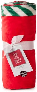 Hallmark Channel Christmas Red Plush Blanket (Comfy. Cozy. Merry.) 50"x60" - Image 5