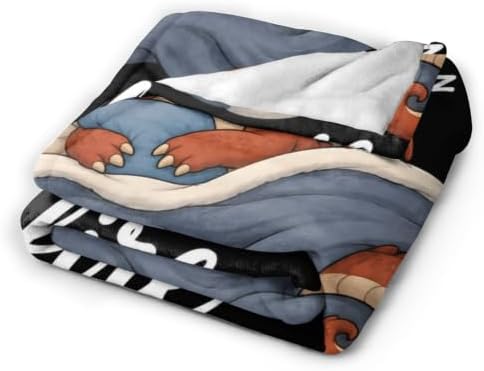 Sleepy Dragon Blanket Throw Gift for Girls Women 60"X50" - Image 5