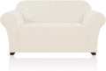 Stretch Sofa Slipcover 1 Piece Sofa Cover for 3 Cushion Couch Furniture Protector/Cover Couch with Elastic Bottom Soft and Durable Sofa Cover Pet Protector (XL Sofa,Cream)