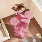 Yaheetech 62in Cat Tree Tower, Double Condo, Multi Platforms, Scratch Posts - Image 5