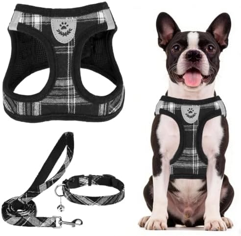 PUPTECK Dog Harness, Collar and Leash Set No Pull for Small Medium Sized by PUPTECK