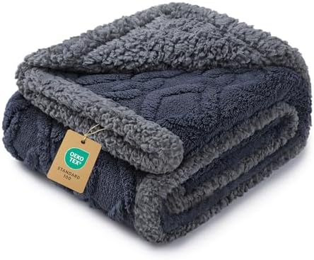 Luciphia Waterproof Blanket for Queen Bed Reversible Fleece Couch Cover by luciphia