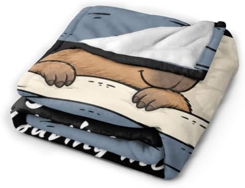 Sleepy Capybara Blanket Throw Gift for Girls Women 80"X60" - Image 5