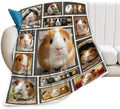 Guinea Pig Blanket Cute Guinea Pig Throw Stuff Gifts 80"x60" by Unknown