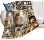 Guinea Pig Blanket Cute Guinea Pig Throw Stuff Gifts 80"x60" by Unknown