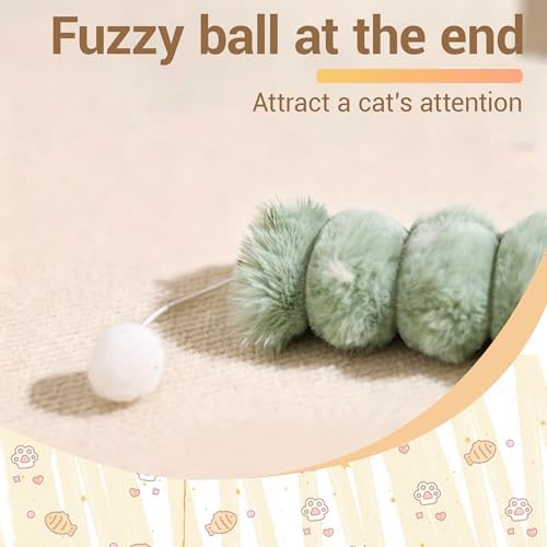 Cat Toys Pillows 3 Pack, 13” Cat Kicker Toys with Catnip Inside, Durable Interactive Cat Toys for Indoor Cats, Soft Kick Sticks for Exercise & Play - Image 4