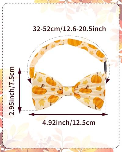 PET SHOW 30 Pack Fall Dog Bowties Bulk for Large Dogs - Image 2