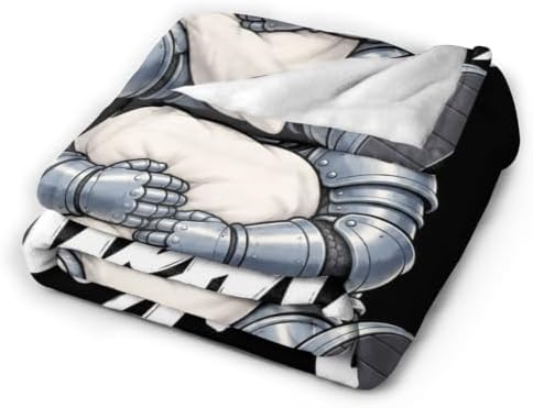 Sleepy Knight Blanket Throw Gift for Girls Women 50"X40" - Image 5