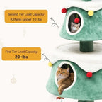 YITAHOME 63" Christmas Cat Tree with Teaser Plaything - Image 5