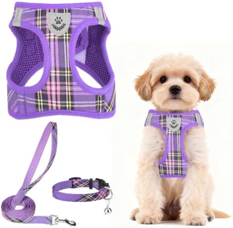 PUPTECK Dog Harness, Collar and Leash Set No Pull for Small Medium Sized by PUPTECK