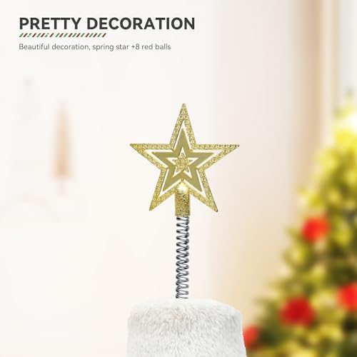 YITAHOME 63" Christmas Cat Tree with Teaser Plaything - Image 6