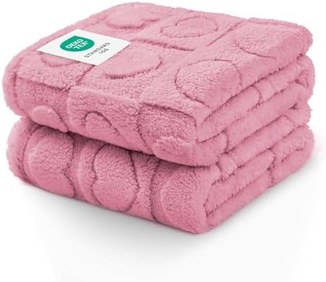 Luciphia 2 Pack Small Dog Blanket, Cozy Fleece Throw for Puppy Cat,41"x31" by luciphia
