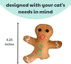 Huxley & Kent Plush Cat Toy | O Snap | Christmas Holiday Strong Catnip Filled Cats Toy | Plush Interactive Kitten and Cat Toy with Catnip and Crinkle | Kittybelles - Image 3
