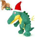 IOKHEIRA Christmas Dog Toys, Plush Squeaky Crocodile, Dog Christmas Toy by IOKHEIRA