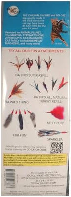 GoCat Da Fur Thing Cat Toy, Rabbit Fur and Feather Toy Stuffed with Catnip - Image 5
