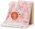 LE SURE Waterproof Dog Blankets for Small Dogs Cute Cozy 3D Jacquard,25x35 by Lesure
