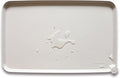 Hoki Found Silicone Pet Food Tray - High-Lips Dog Cat Bowl Mats - Waterproof Dog Cat Food Mats - Colors: Cream Brown