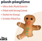 Huxley & Kent Plush Cat Toy | O Snap | Christmas Holiday Strong Catnip Filled Cats Toy | Plush Interactive Kitten and Cat Toy with Catnip and Crinkle | Kittybelles - Image 2
