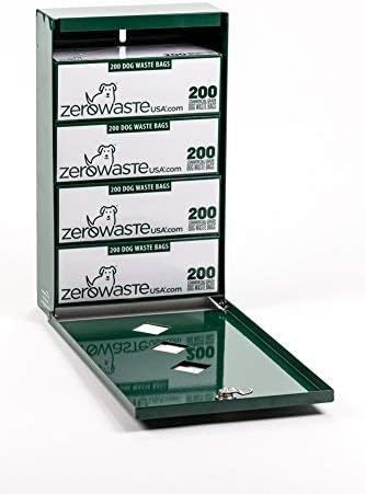 Zero Waste USA - 4,000 Premium Dog Waste Station Refill Bags, 20 Rolls | Premium commercial refill rolls, stronger dog waste station bags, fits most dispensers, heavy-duty design for parks & HOAs