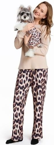 XPUDAC Dog Pajamas for Small Medium Dogs Puppy Clothes Pjs, Leopard Medium by XPUDAC