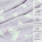 Unicorn Blanket for Girls - 50x60 Inches - Image 5