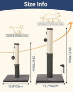Happi N Pets Cat Scratching Post, Cat Scratchers for Indoor Cats with Toys - Image 3