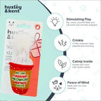 Huxley & Kent Plush Crinkle Catnip Cat Toy, Latte My Way - Image 4