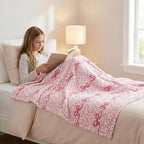 40x60 Inch Pink Bow Blankets for Girls - Image 6