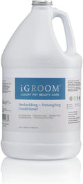 iGroom Deshedding & Detangling Dog Conditioner, Luxury Pet Beauty Care, Loosen Tangles + Unwanted Undercoat, Adds Shine + Volume, Made in USA (1 GAL)