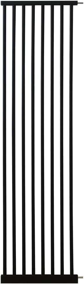 Lumizone 55.12" Extra Tall Pet Gate Extension Kit 16.73" Wide Black | Extra Tall Cat Gate for Dog Doorway Hallway Stairs Pressure Mounted 1.37" Gap No Drilling