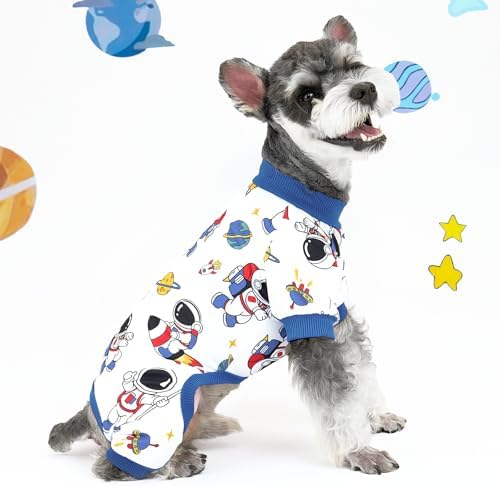 XPUDAC 4 Pack Dog Pajamas Soft Puppy Pjs Boy Dog Clothes for Small Dogs, XL - Image 4