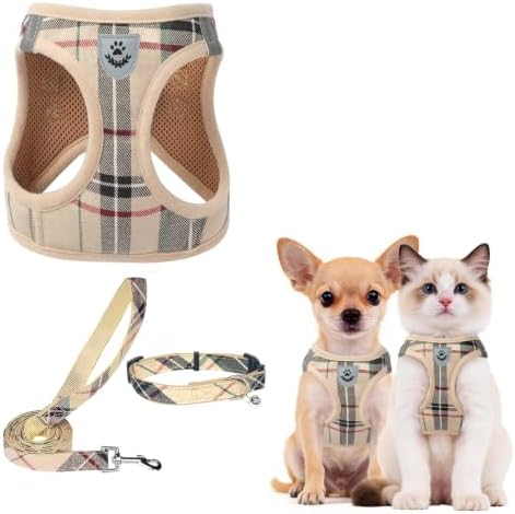 PUPTECK Dog Harness, Collar and Leash Set No Pull for Small Medium Sized by PUPTECK