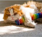 Youngever 4 Pack Cat Kicker Toys for Kitty, Puppy & Kitten - Interactive Cat Toys with Cotton Fabric - Image 3
