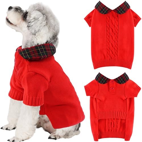 Dog Snowman Santa Sweater (Medium, Polo) by BAOBICUTE