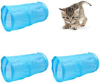 iCAGY Cat Tunnel for Indoor Small Cats Kittens Rabbits, Foldable Tube Toys by iCAGY