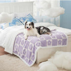 LE SURE Waterproof Dog Blankets for Large Dogs Cute Cozy 3D Jacquard,50x60 - Image 2