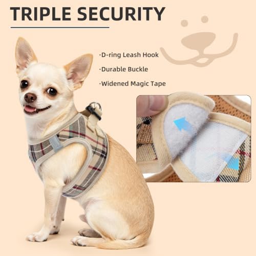 PUPTECK Dog Harness, Collar and Leash Set No Pull for Small Medium Sized - Image 5