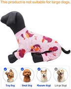 PET SHOW 4 Pack Fall Velvet Dog Pajamas for Medium Dogs - Image 2