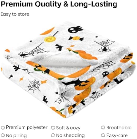 Halloween Pumpkin Blanket, Fall Decorations Blanket, 40x60inches - Image 4