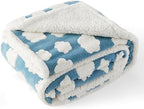 LE SURE Waterproof Blanket for Bed Cute Cozy 3D Jacquard, Twin（60x80） - Image 6