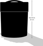 Pawvac Kilovac Airtight Pet Food Container – Multi-Use Vacuum Container for Pet Food and other Dry Goods – 2.5 lbs / 40 oz / 3.8L, Wide-Mouth, Patented Vacuum Seal, Clear with Paws