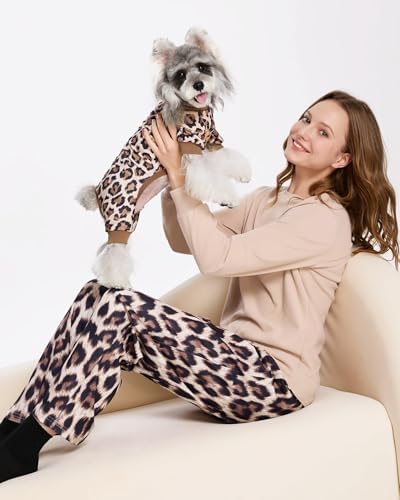 XPUDAC Matching Dog and Owner Pajamas for Women Sleepwear Pjs, Large - Image 2