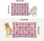 Christmas Nutcrackers Pinks Dog Bed Mat 18"x24" - Image 2