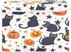 Bolaz Storage Bins with Lids and Handles,Black Cat Pumpkin Pattern Storage Box Basket with Cover Collapsible Organizer Containers for Home Closet, Shelves - Image 2