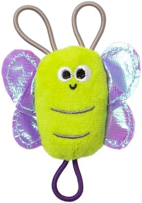 Mad Cat Slingshot Critters Butterfly Plush CAT Toy with Catnip - Image 2