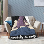 Sleepy Wizard Hat Blanket Throw Gift for Girls Women 60"X50" - Image 2