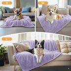 Luciphia 3 Pack Soft Sherpa Fleece Blankets for Dogs Cats Puppies,30"x20" - Image 3