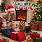 Christmas Dog Toys, Interactive Plush Reindeer Squeaky Toy for Dogs - Image 6
